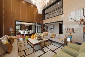 2020复式别墅客厅图片 2020简约方形茶几图片 正方形茶几图片 