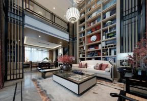 2020中空客厅装修效果  别墅中空客厅装修效果图