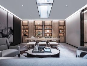 中式茶室设计效果图 中式茶室设计图片