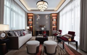  中式风格客厅设计 新中式风格客厅装修