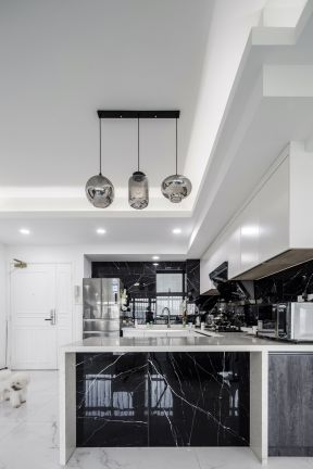 厨房橱柜台面效果图 厨房壁橱装修效果图