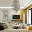 现代风格四居114平客厅装修设计效果图图片全集