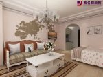 42平米小户型美式风格装修设计效果图