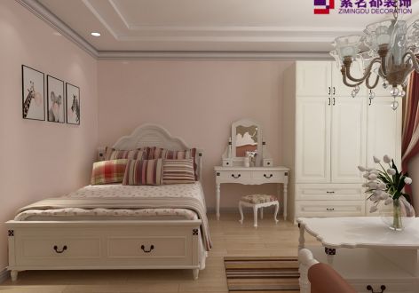 42平米小户型美式风格装修设计效果图