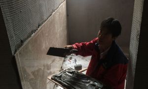 罗浮阳光在施工工地