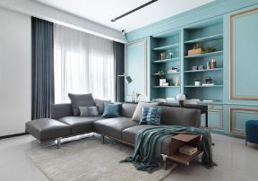 客厅书房装饰设计 客厅书房一体装修图片 客厅书房装修 