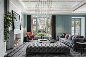 别墅客厅装修设计图 高档别墅客厅装修效果图 