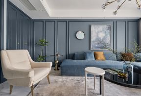 样板房客厅图片 客厅护墙板装修效果图 