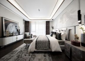 新中式卧室装修效果图大全2020图片 复式楼卧室装修图 复式楼卧室装修 