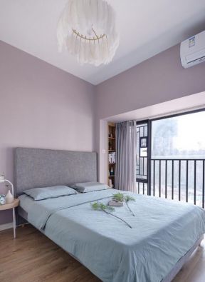 卧室粉色装修效果图 卧室壁纸装修效果 