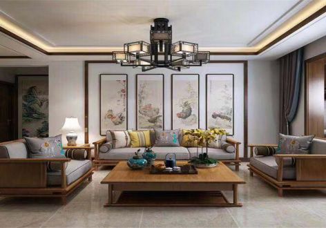 龙之梦畅园147平新中式