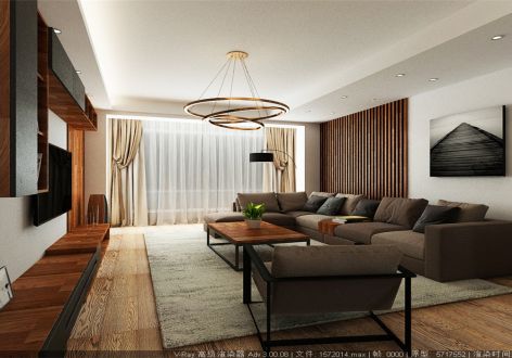 尚景新世界157平现代简约