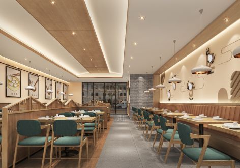 小六汤包现代风格80平装修案例