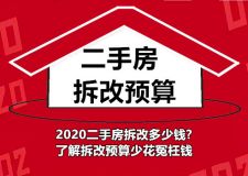 2023二手房拆改需要多少钱? 了解拆改预算少花冤枉钱