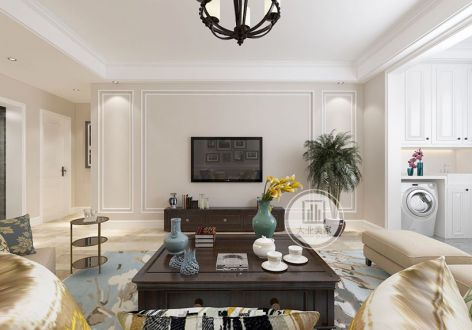 名悦山庄160平简欧风格装修设计效果图赏析