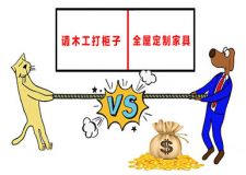 装修请木工打柜子和全屋定制柜子，哪个更划算？