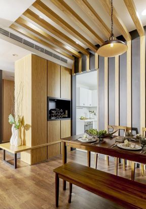 横梁吊顶装修效果图 餐厅吊顶装修效果图大全