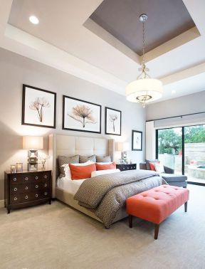 别墅卧室装修图 别墅卧室装修 别墅卧室吊顶 