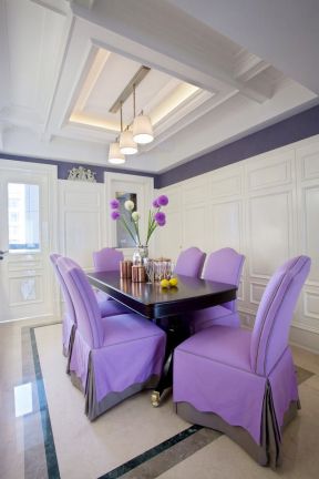 别墅餐厅装修图片 别墅餐厅吊顶效果图 