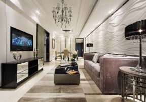 客厅吊顶的设计 现代客厅装饰图 