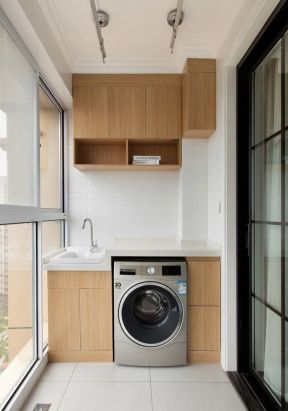 阳台柜子装修效果图 阳台柜子设计图片 阳台柜子图片