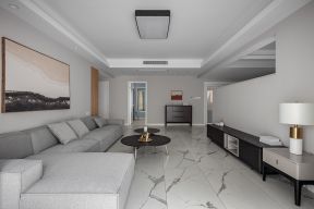 转角沙发大全 转角沙发效果图 简约风格客厅装饰图 