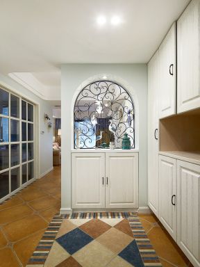 美式玄关装饰图片 美式玄关图片 美式玄关设计