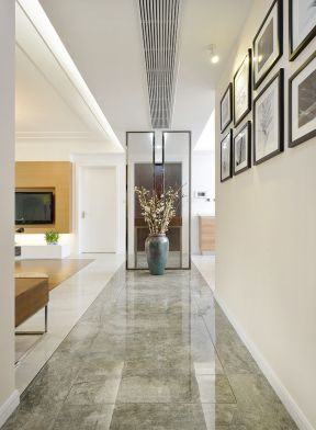 玻璃隔断装修图片 玄关隔断玻璃效果图 