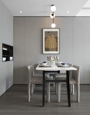 现代简约餐厅装修效果图 简约风格餐厅装修效果图