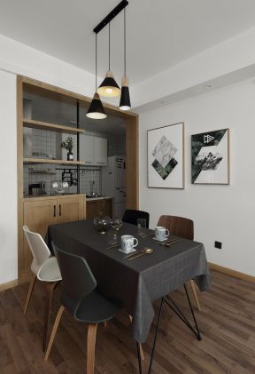 北欧餐厅装修图 北欧餐厅灯布置