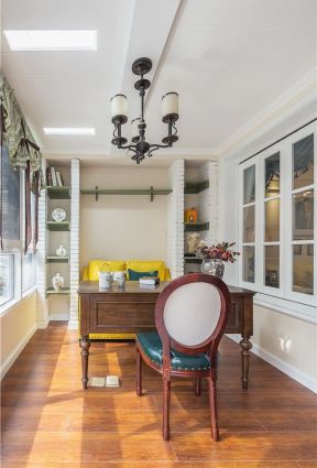 美式书房装修效果图大全 美式别墅书房装修效果图