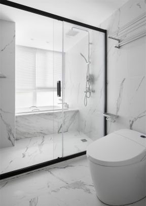 简约风格卫生间装修 卫生间隔断图片大全