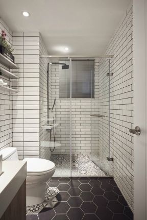 卫生间隔断装修效果图 卫生间隔断装修 卫生间隔断装饰