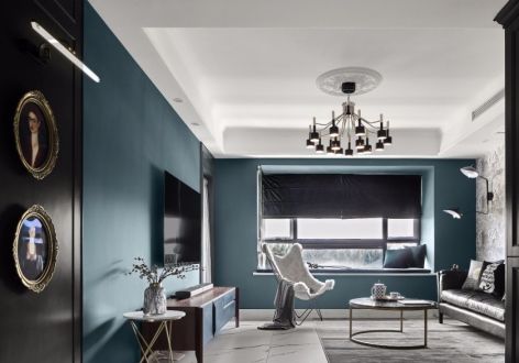 财富一号125平三居室现代简约风格装修案例