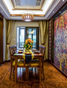 东南亚餐厅家具 东南亚餐厅设计