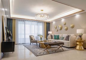 四居室客厅装修 现代客厅装修背景墙