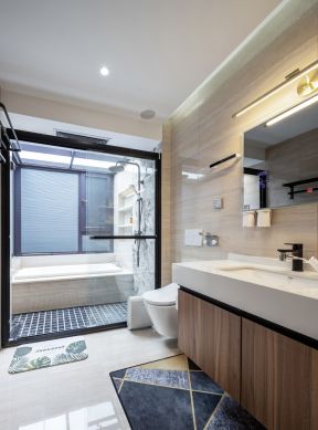 卫生间隔断装饰 卫生间装修效果图欣赏