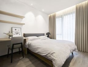 卧室窗帘效果图欣赏 简约卧室图 简约卧室装修