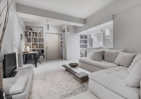 东城御景80平二居室现代简约风格装修案例