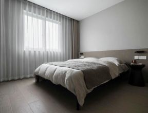 简约风格卧室装修效果图 卧室窗帘效果图欣赏