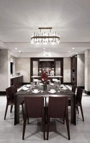 新中式餐厅设计图 新中式餐厅装饰效果图