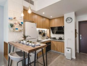 厨房吧台装修设计效果图 厨房吧台装饰 厨房吧台装修效果图大全2020图片