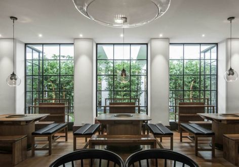 360平中式火锅店装修案例