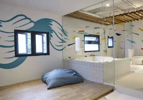 160平儿童文艺小清新洗浴房装修案例