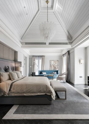 轻奢卧室效果图 别墅卧室装修图