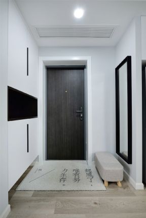 进门玄关柜效果图 简约玄关柜