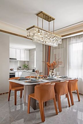 餐厅吊灯 家庭餐厅图片大全