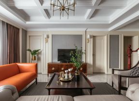 客厅壁灯装修图片 客厅壁灯 现代美式别墅装修