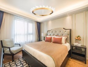 卧室床头背景效果图 现代美式卧室装修效果图