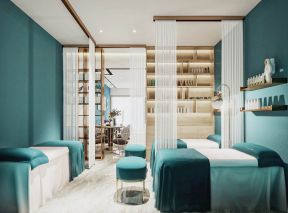 美容床装饰 美容院店面装修 美容院店面装修图片